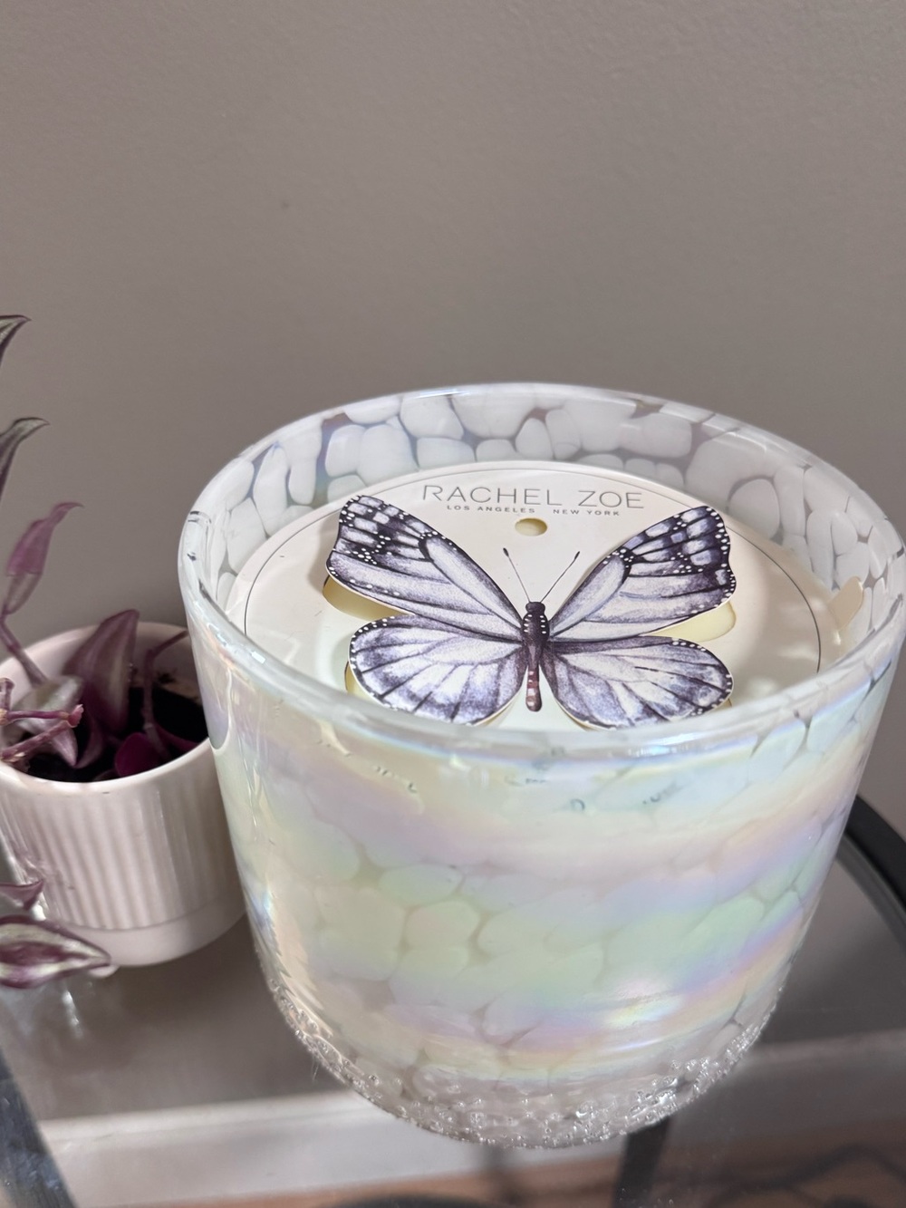 Rachel Zoe Iridescent 3-Wick Candle “Afternoon Stroll” 48 oz